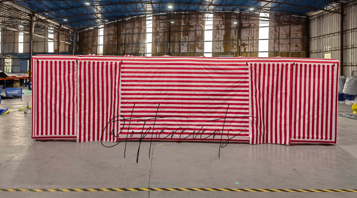 Large Candy Cane CHRISTMAS INFLATABLE MAZE