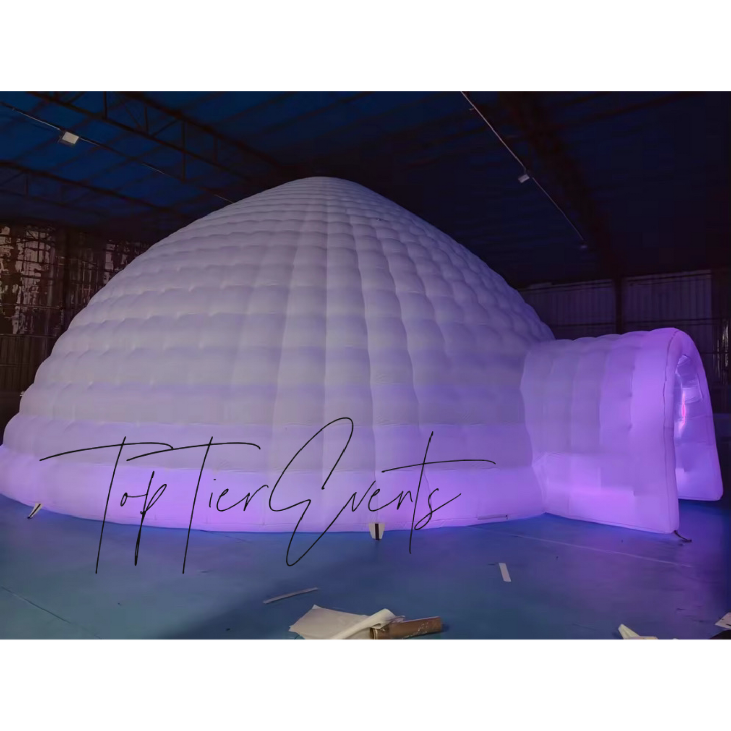 40X40 Large LED IGLOO INFLATABLE CLUB