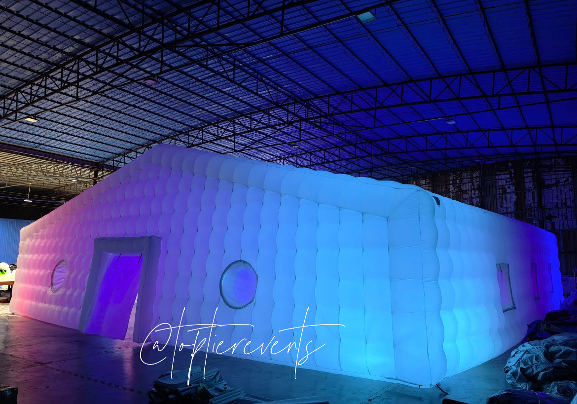 Massive 50X50X20ft LED INFLATABLE NIGHTCLUB