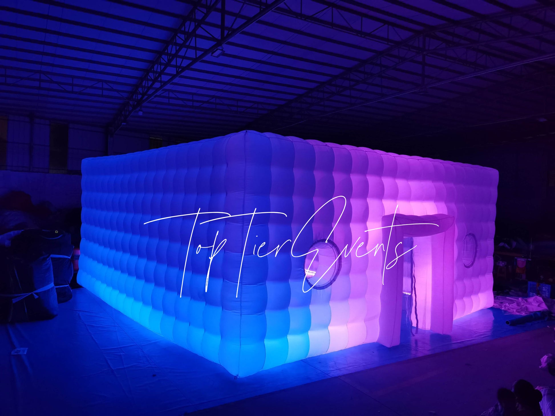 inflatable party tent rental 26X26 WHITE LED Inflatable Nightclub Rental(We do travel throughout th – Top Tier Events