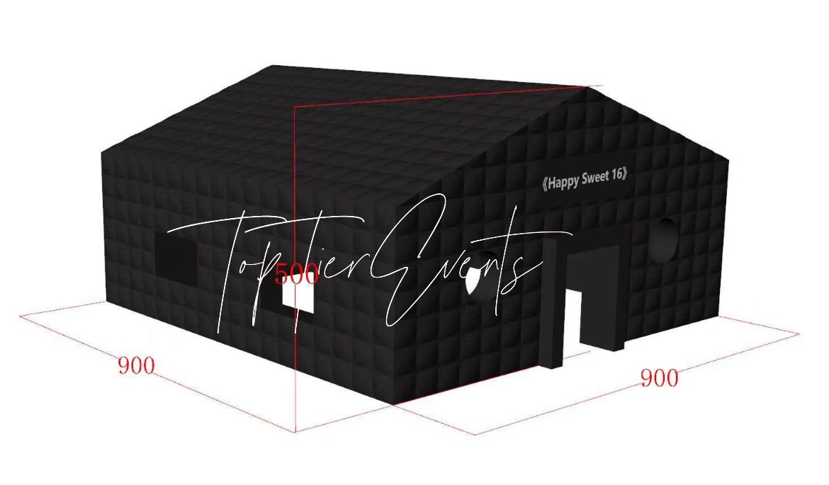 Large 30x30x18 Inflatable LED Nightclub(international listing)